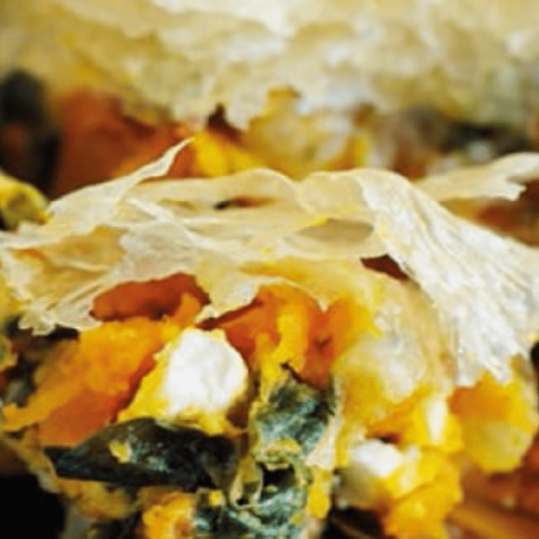 Sonya's Pumpkin Feta Filo Pie