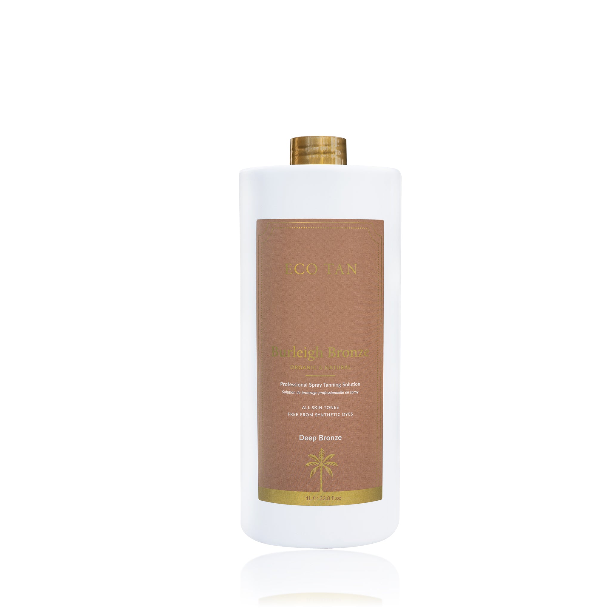 Burleigh Bronze professional spray tanning solution on a white background.