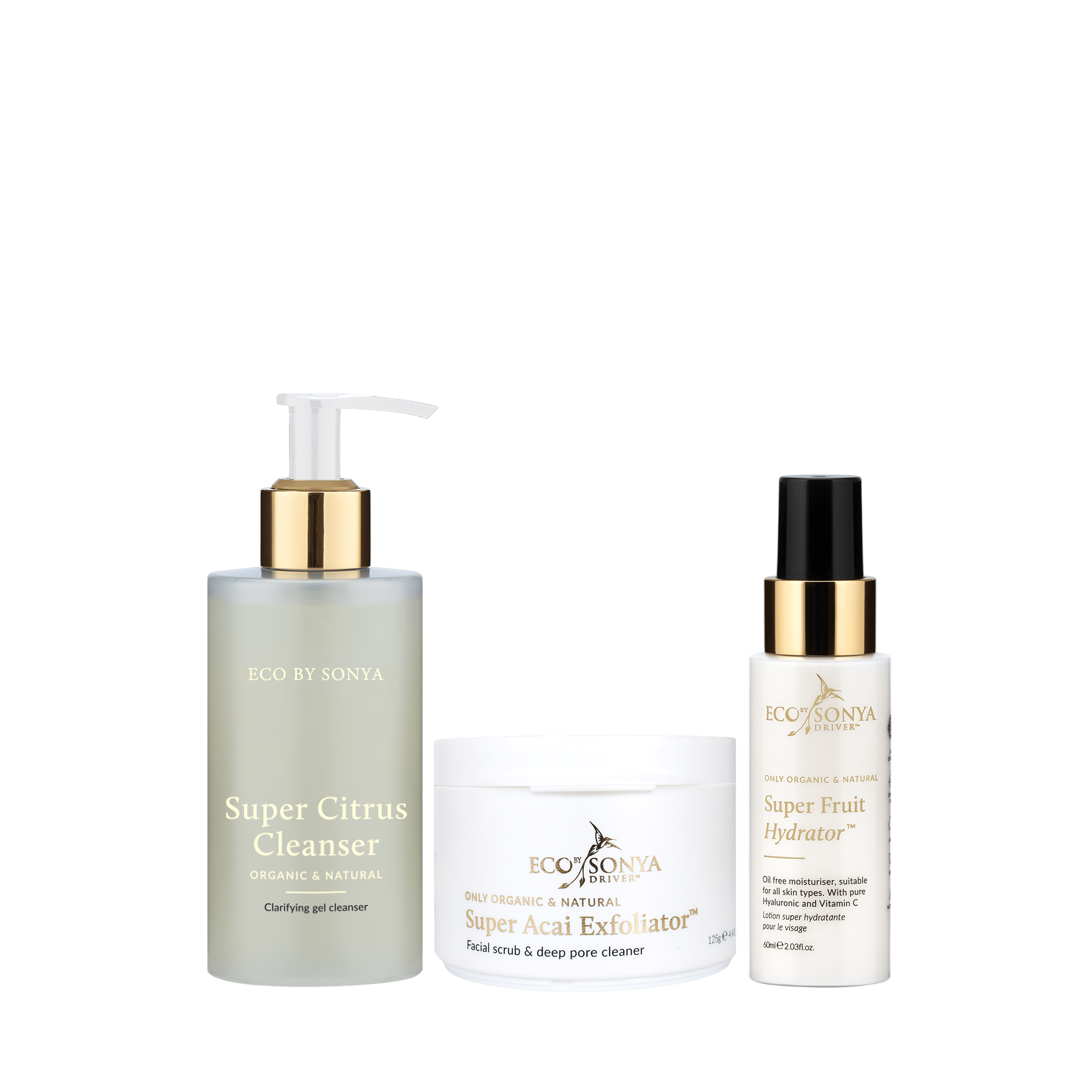 Eco By Sonya Starter Pack with Acai Exfoliator 