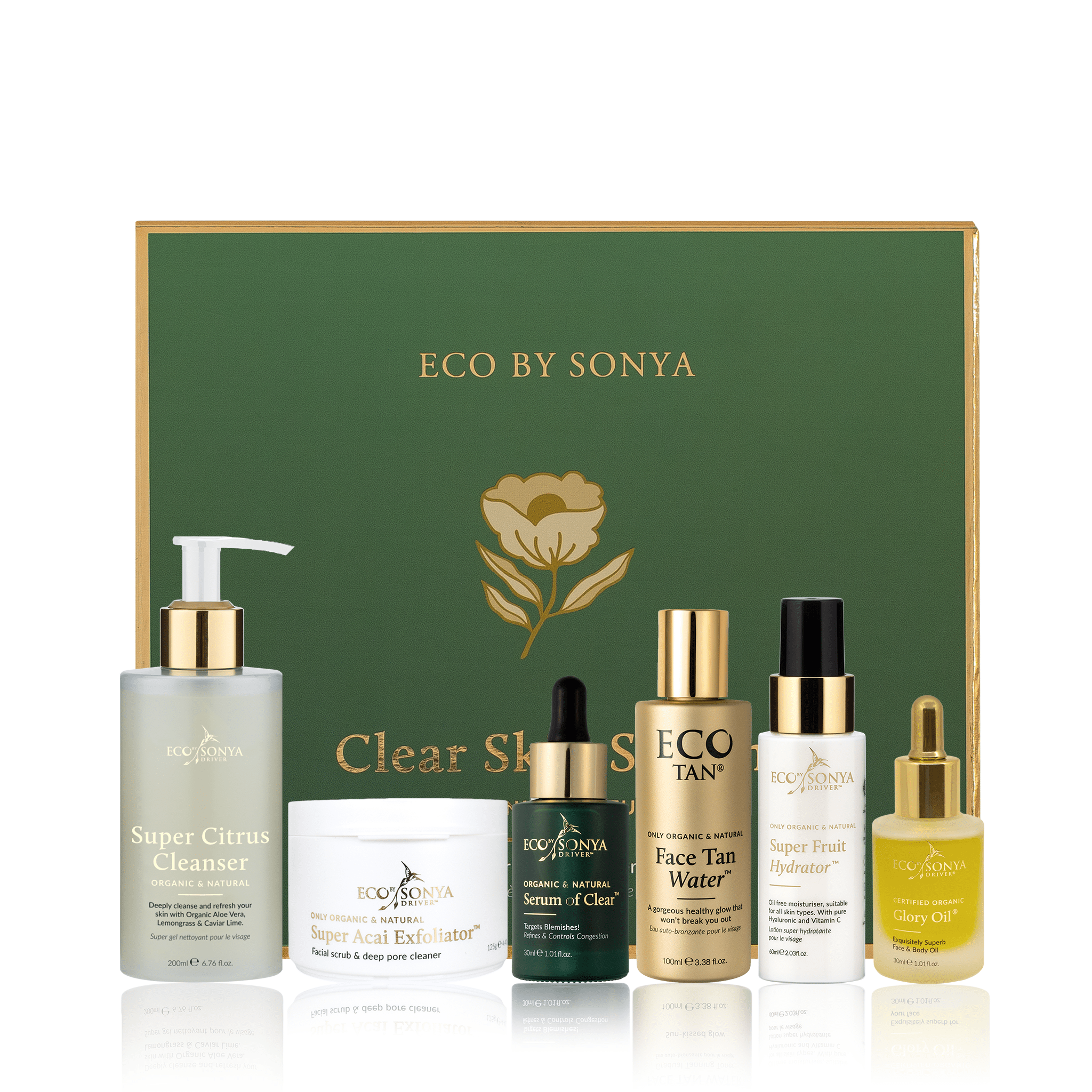 Eco Tan acne clearing pack with christmas gift box