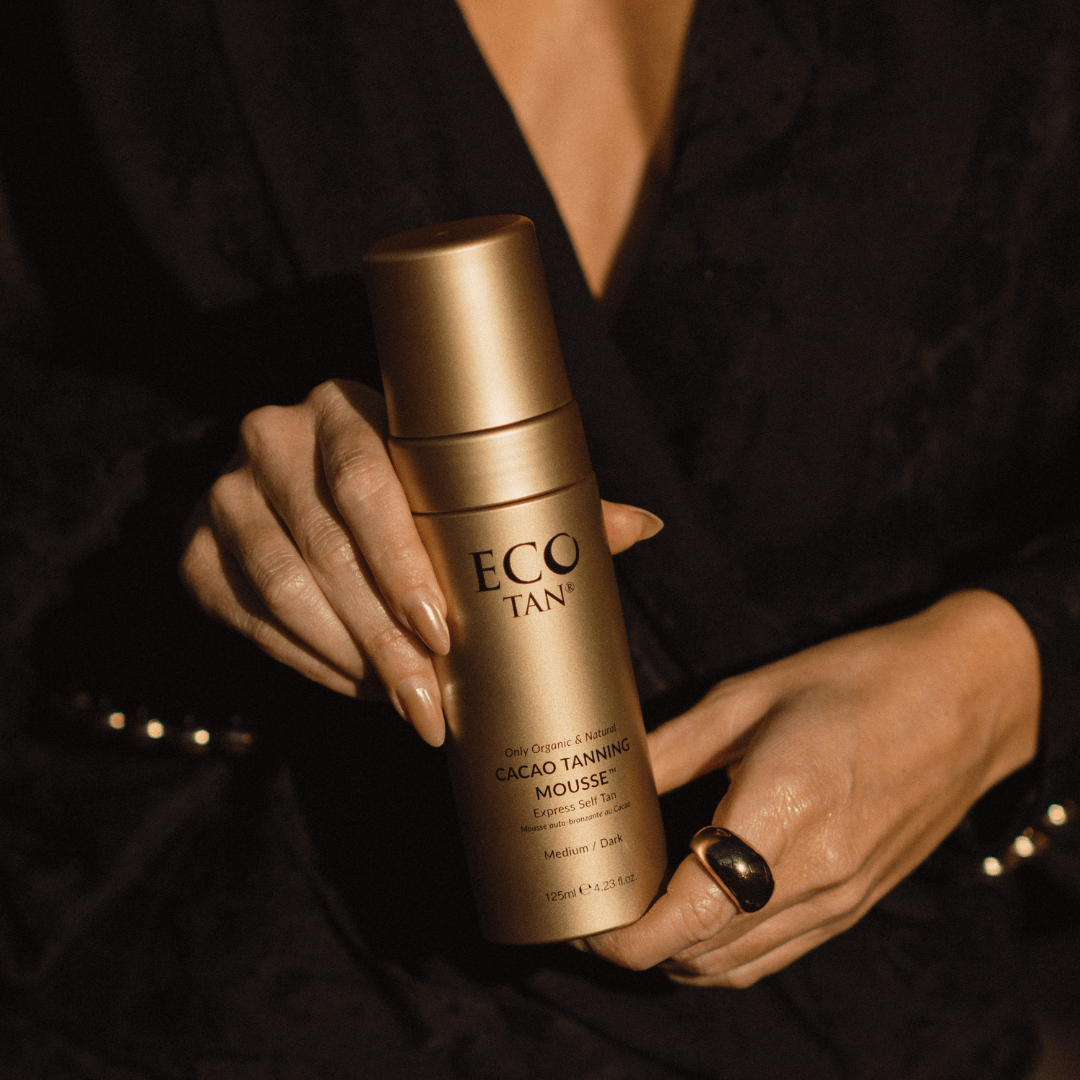 Cacao Tanning Mousse express self tan made with natural organic ingredients