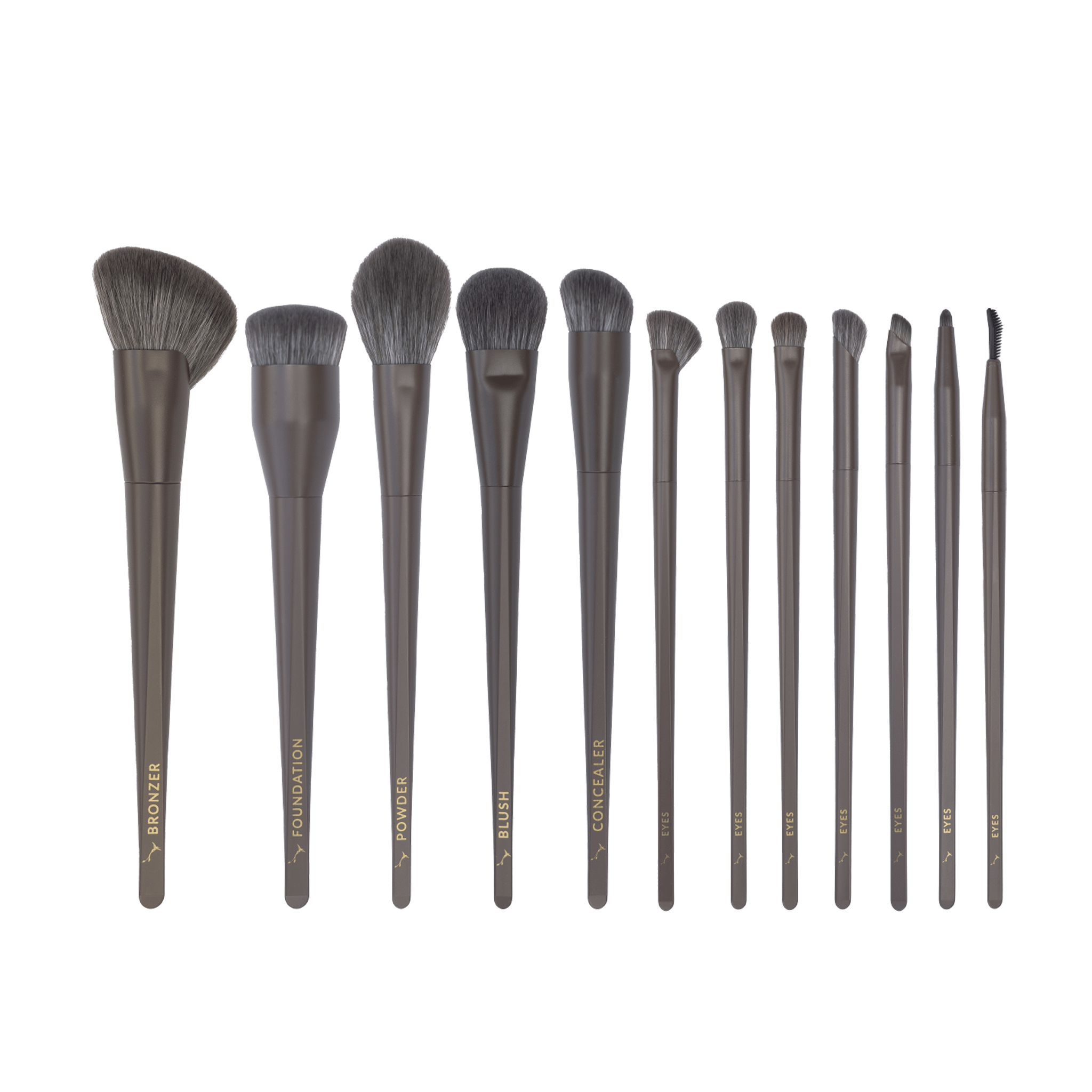 Set of Eco By Sonya Makeup Brush Set on a white background