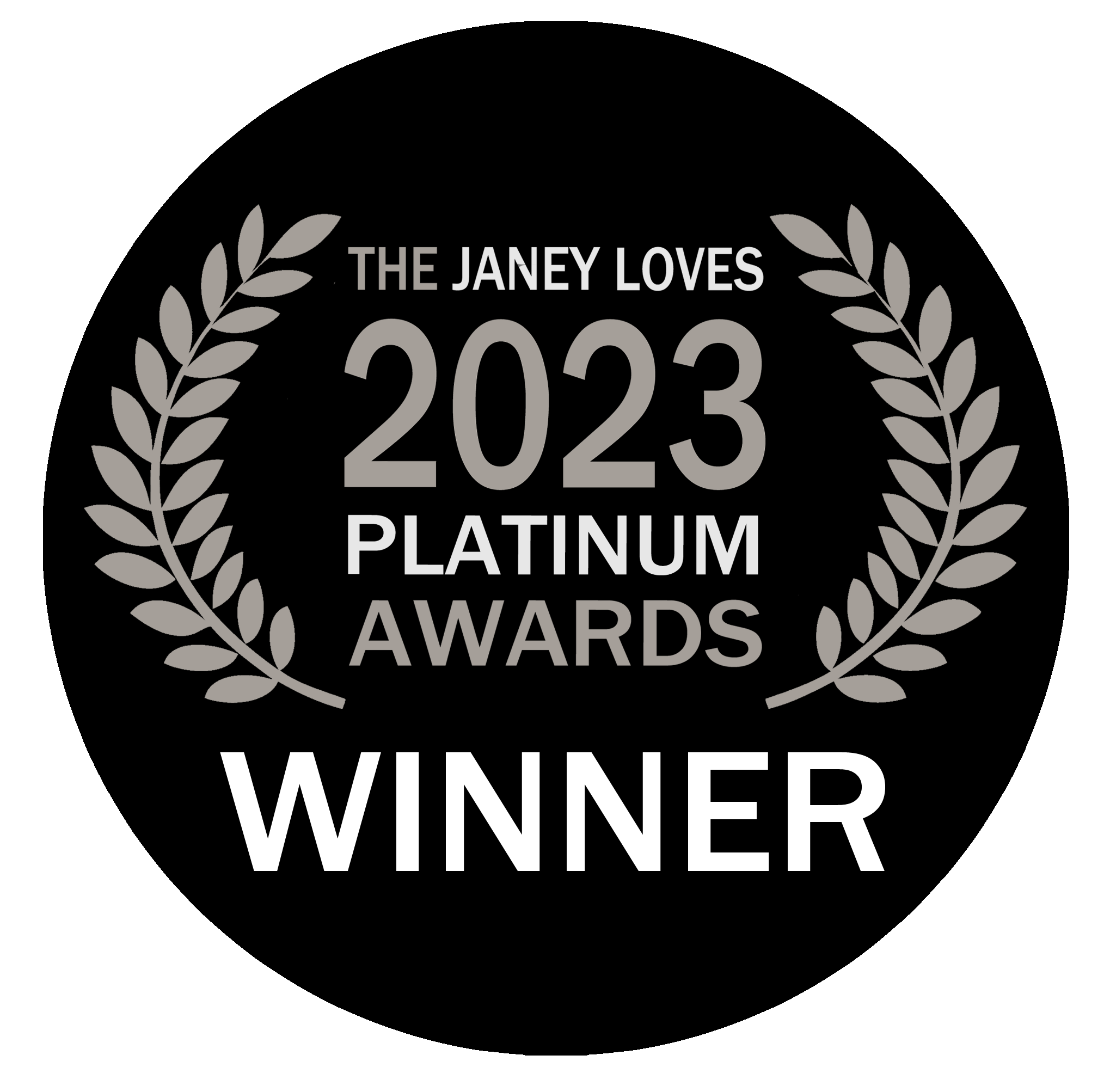 The Janey Loves 2023 PLATINUM AWARDS - WINNER